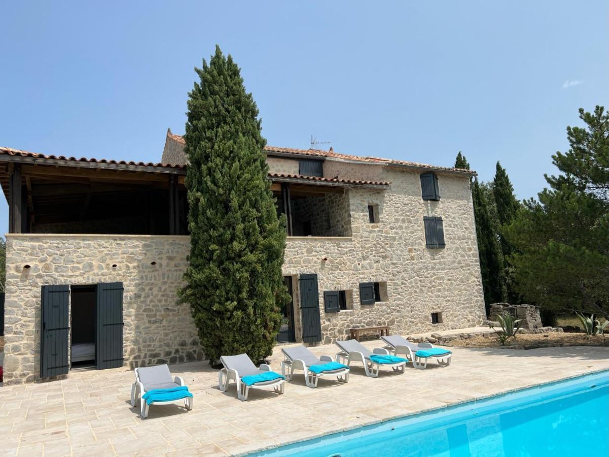 Luxurious Family House With Pool In Ardeche. Villa Les Vans Exteriör bild